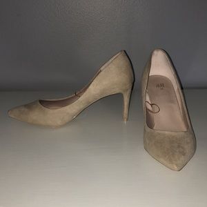 Nude high heels